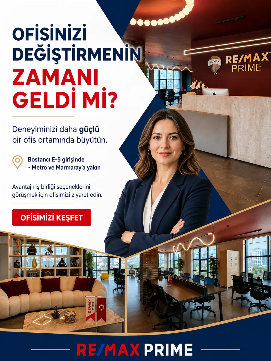 RE/MAX Prime Bostancı deneyimli danışman iş birliği