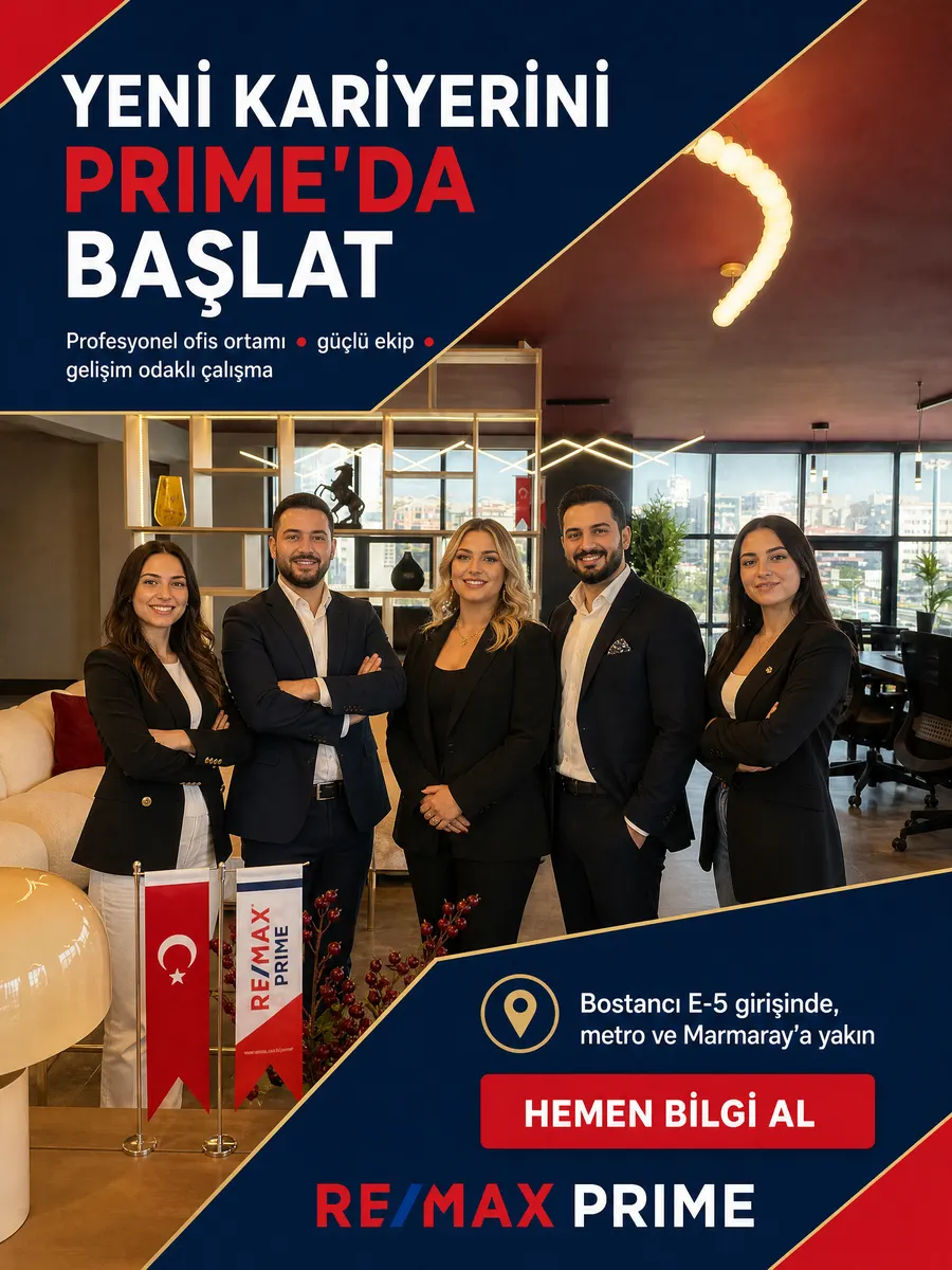 RE/MAX Prime Bostancı yeni kariyer fırsatları